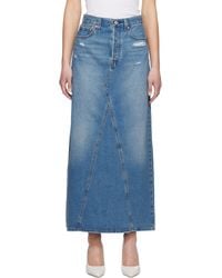 Levi's - Icon Denim Maxi Skirt - Lyst