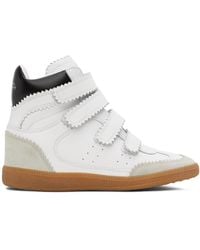 Isabel Marant - Bilsy Leather & Suede High-top Wedge Sneaker - Lyst