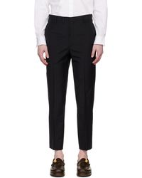 visvim DALTON SLACKS (W/L) BLACK 3 ss23 - agedor.ma