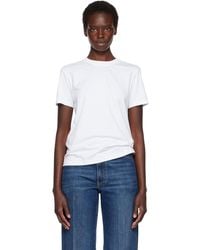 Lanvin - Cotton Ribbon Detail T-Shirt - Lyst