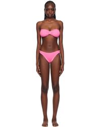 Hunza G - Pink Jean Bikini - Lyst