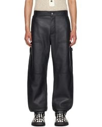 Bottega Veneta - Cargo Leather Pants - Lyst