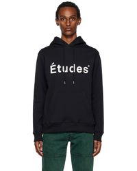 Etudes Studio - Pull À Capuche Klein Noir - Lyst