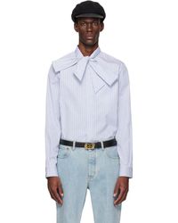 Valentino - Vlogo Signature Classic Stripe Shirt - Lyst