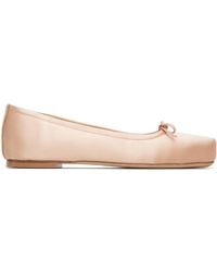 Aeyde - Gabriella Satin Ballerina Flats - Lyst