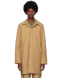 Paul Smith - Tan Spread Collar Coat - Lyst