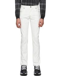 fendi white jeans