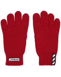 off white gloves