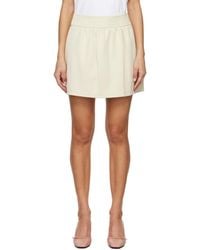 Max Mara - Off-white Nettuno Miniskirt - Lyst