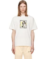 Palm Angels - Off- Pinup Regular T-Shirt - Lyst