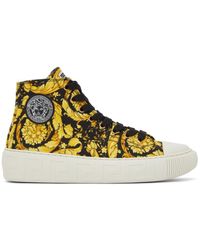versace mens high tops