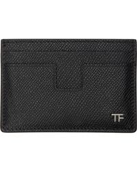 Tom Ford - Small Grain Leather Classic Card Holder - Lyst