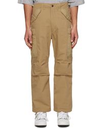 Nanamica - Pantalon cargo brun clair à poches - Lyst