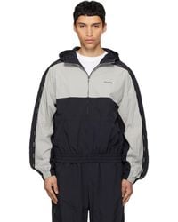 we11done - Logo Tape Track Jacket - Lyst