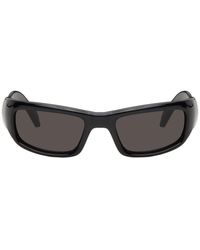 Balenciaga - Black Hamptons Rectangle Sunglasses - Lyst