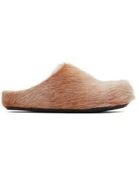 Marni - Off- Fussbett Sabot Slip-on Loafers - Lyst