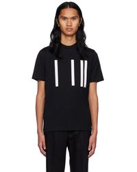 Dunhill - Black Lines T-shirt - Lyst