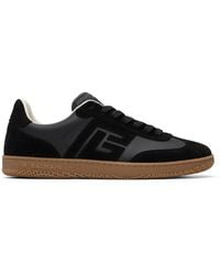 Balmain - Suede & Smooth Leather Swan' Sneakers - Lyst
