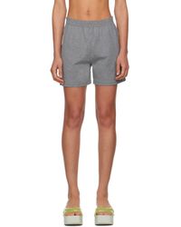 Alexander Wang - Gray Relaxed-fit Shorts - Lyst
