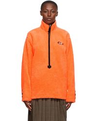 vans mix up half zip sweatshirt