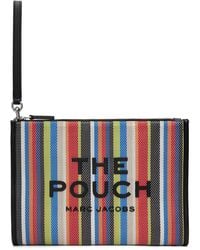 Marc Jacobs - 'The Stripe Mesh Large' Pouch - Lyst