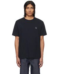 Maison Kitsuné - Black Bold Fox Head T-shirt - Lyst