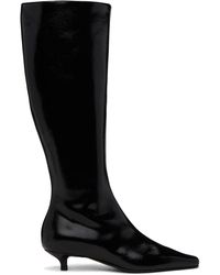 Totême - Toteme Black 'the Slim' Knee-high Boots - Lyst