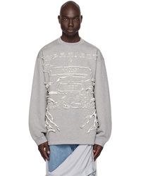 Y. Project - Gray Paris' Best Patch Sweatshirt - Lyst
