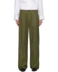 R13 - Green Utility Trousers - Lyst