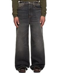 Rhude - Wide Leg Traxedo Jeans - Lyst