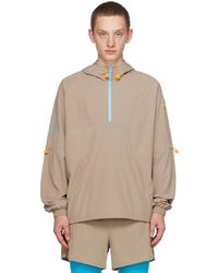 7 DAYS ACTIVE - Taupe Drawstring Jacket - Lyst