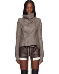Rick Owens - Temple Naska Leather Jacket - Lyst