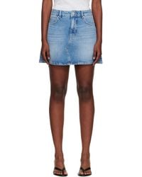 Holzweiler - A-Line Denim Miniskirt - Lyst