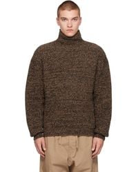 Lemaire - High Neck Yak Alpaca Sweater - Lyst
