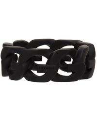 Givenchy Enamel G Chain Ring - Black