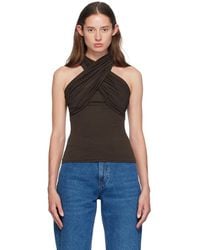 Ami Paris - Draped Blouse - Lyst