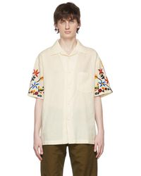 YMC Off- Cotton Shirt - Multicolour