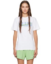 Sporty & Rich - Sportyrich t-shirt 'tennis club' blanc - Lyst