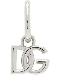 Dolce & Gabbana - Dg Logo Single Earring - Lyst