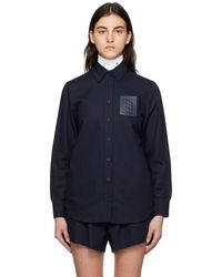 Raf Simons - Navy Slim-fit Shirt - Lyst