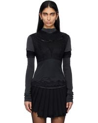 Balenciaga - Layered Top - Lyst