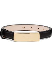 Balmain - Smooth Leather Belt - Lyst