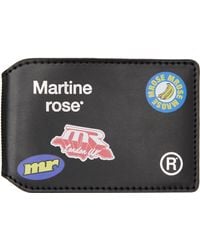 Martine Rose - ブラック Oyster カード ウォレット - Lyst