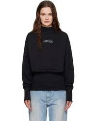 Jean Paul Gaultier - Cropped Crew Neck 'Jpg' Sweatshirt - Lyst