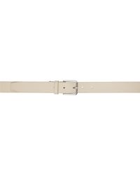 Frankie Shop - Off-white Toni Leather Belt - Lyst