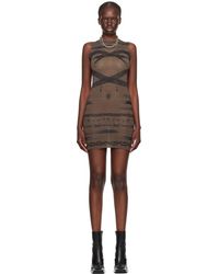 Jean Paul Gaultier - X Knwls Graphic-print Stretch-woven Mini Dress X - Lyst