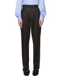 Marie Adam-Leenaerdt - Classic Slim Wool Trousers - Lyst