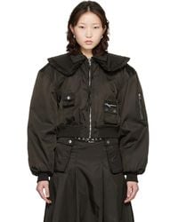 Ganni - Duchesse Nylon Bomber Jacket - Lyst