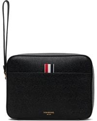 Thom Browne - Pebble Grain Leather Pouch - Lyst
