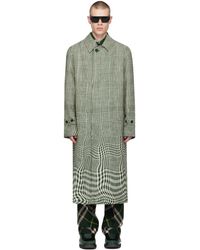 Burberry - Warped Houndstooth Coat - Lyst